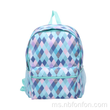 Corak kartun comel Twill Composite Printed School Bag